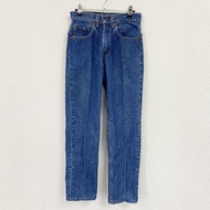 Levi's 505 牛仔褲，拉鍊門襟，靛藍色，W27 碼，古著。