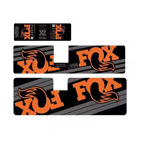 FOX Float X2 Factory Series Fork Decal Set, Waterproof Vinyl, for MTB Front Fork
