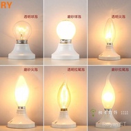 RY Candle Crystal Chandelier Bulb e14 Small Screw E27 Incandescent Bulb Yellow Light Tungsten Bulb T