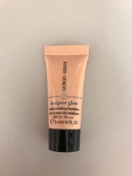[包郵] Giorgio Armani 設計師光感修護粉底液 Designer Glow Radiant Revitalizing Foundation #1 (Sample 試用裝)