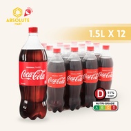 COKE Original Taste 1.5L X 12 (BOTTLE)