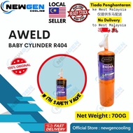 AWELD Refrigerant Gas R404A (700g) – Baby Cylinder **WITHIN SARAWAK ONLY**