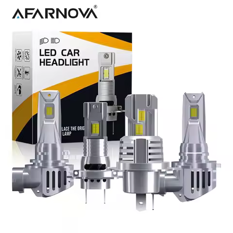 Afarnova 2Pcs Canbus Mini H7 H11 LED Headlight Bulb Wireless H4 H7 H8 H9 H11 9005 9006 Turbo LED H7 