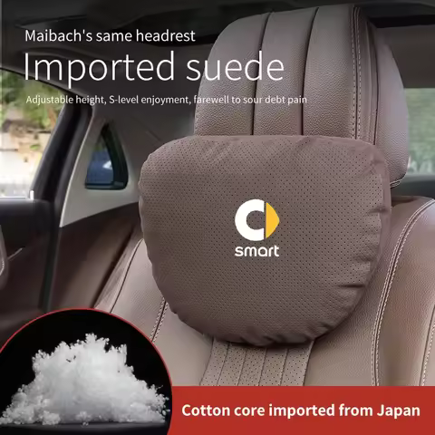 For Smart Fortwo 451 450 453 EQ Forfour Coupe Cabrio Crossblade Car Headrest Neck Support Seat Lumba