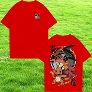 Anime Shirt - Unisex - Etiquetta Co. - Pokemon - Charmander Evolution Line S-5XL