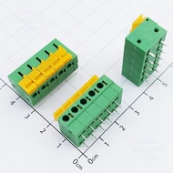 [3 Pieces]- KF142-5.08-5-R Terminal Block 5 Horizontal Wire Plug Contacts 5.08mm 250V 10A