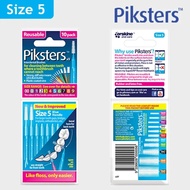 Piksters interdental Brush (10 pcs) size 00 0 1234567variety pack (00-6)