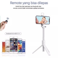 BERGARANSI TRIPOD TONGSIS Remote Bluetooth HP 3in1 Premium Tomsis