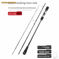 MAINAUSHUI Carbon Rod, MH 1.83-1.91m Travel Jigging Rod, Professional 3-Piece 6000g Max Load Ceramic