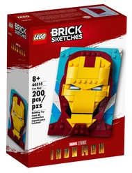 LEGO BrickSketches Iron Man 40535