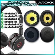 SG丨Replacement Earpad Ear Cushions For Jabra Evolve 75/ 75+ /75 UC/ 75MS Memory Foam Leather Headset
