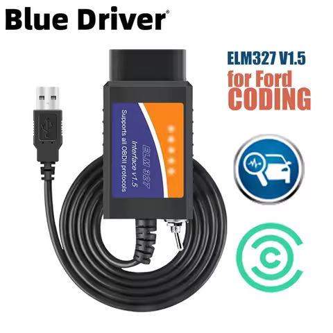OBD2 ELM327 USB v1.5 FORScan Scanner ELM327 FORScan Pro Code Reader Auto Diagnostic Scan Tool Ford H