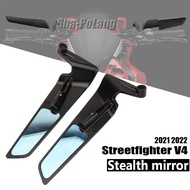 New motorcycle accessories Streetfighter V4 Stealth mirror Aerodynamic rearview mirror For DUCATI Streetfighter V4 1100 S 2021 2022