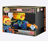 Funko POP! Marvel – Ghost Rider Deluxe Rides (Black Light) Vinyl Figure – Funko Exclusive Funko POP!