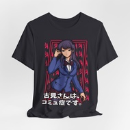 Komi Can't Communicate Anime Tee, Graphic Design Unisex Jersey T-Shirt, Manga