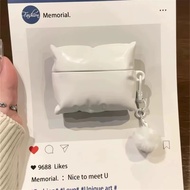 For Bose Ultra Open cute cartoon white throw pillow earphone protective case Bose QuietComfort Earbu