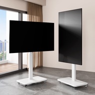 【In Stock】Universal Vesa Mount TV Stand Screen Floor Cart Mobile Rotating Vertical Screen Hanger wit
