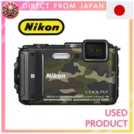 【Used】Nikon Digital Camera COOLPIX AW130 Camouflage Green【Direct from Japan】