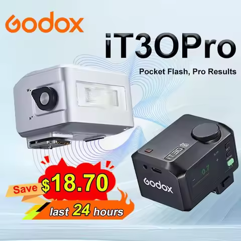 Godox iT30 Pro iT30Pro TTL Mini Flash 2.8" Touchscreen 2.4G Wireless Camera Flash Auto-Exposure for 