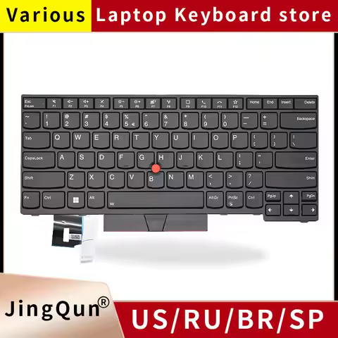 Laptop Replacement US Russian Layout Keyboard For Lenovo Thinkpad T14/P14S GEN1/T14 GEN1/T14 GEN2 5N