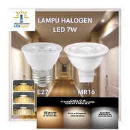 7 watt COB 220V MR 16 LED halogen lamp 7 watt spotlight/ 7 watt fitting MR 16 7 watt LED halogen/ 22