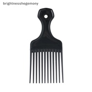 【BRSG】 Wide Teethb Hair Pick Plasticb for Curly Afro Hair Styling Hot
