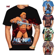 He Man 80s Cartoon T-shirt for Men and Women | Retro Animation Pattern T-shirt | Casual Shirt 100-5X