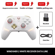 Gamesir Cyclone 2 Gamepad Tri Mode Bluetooth Wireless Hall Linear Board Machine Game Controller Pc G