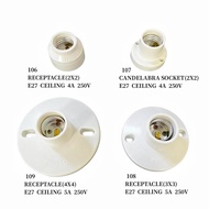 (EOPPO)RECEPTACLE 2x2/3x3/4x4(106/107/108/109)E27 CANDELABRA SOCKET