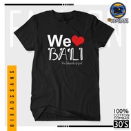Pay ON DELIVERY WE LOVE BALI Distro T-SHIRT V4 Cotton Combed 30s Premium Screen Printing Girls Boys 