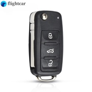 （FT）NEW 3 Button Flip Fob Remote Folding Key Shell for VW VOLKSWAGEN Tiguan Golf Sagitar Polo MK6 Un