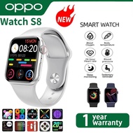 OPPO สมาร์ทวอทช์ S8 pro 1.75 นิ้ว แสดงผลเต็มจอ IP67 Smart Watch นาฬิกาอัจฉริยะ นาฬิกาบลูทูธ จอทัสกรีน IOS Android