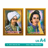 Hero Figure A4+Nasional - UK A4+ Hero Figure Photo Frame A4+
