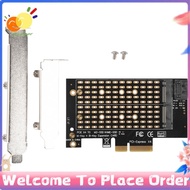 Pcie To M2/M.2 Adapter M.2 Ngff To Desktop Pcie X4 X8 X16 Nvme  Dual Ssd Pci Express Adapter Card
