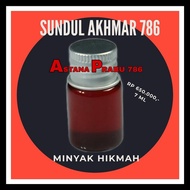 Minyak Sundul Akhmar 786 - Sundul Ahmar - Cendana Merah -Bukan Jafaron