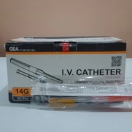 IV Catheter 14G 14 16G 16 / Abocath GEA / Jarum Infus GEA per box