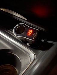 汽車充電器帶顯示屏   CAPDASE POWERHUB 33W USBX2/TYPE-C