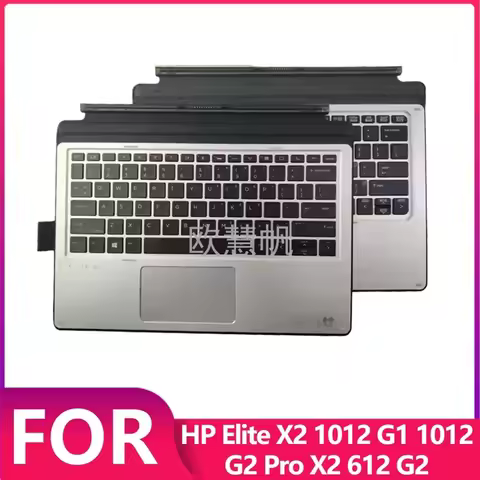 T New Original for HP Elite X2 1012 G1 1012 G2 Pro X2 612 G2 Laptop Palmrest Upper Cover US Keyboard