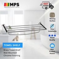 EURO Bathroom Wall Towel Shelf Bathroom Towel Rack 640MM Bathroom Accessories Rak Tuala