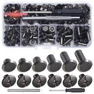 Chicago Screw Leather Rivets Assorted Screw Rivets M5 Chicago Binding Screws for Decorating PU Craft
