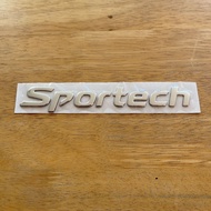 โลโก้ SPORTECH ตัวหนังสือฝาท้าย