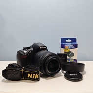 NIKON D3100 DX DSLR CAMERA & NIKKOR 18-55MM (USED)