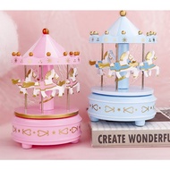 Carousel Music Box Rotate Horse Kids Gift Toy