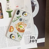 INJOYmall for iPhone 7 / 8 部隊貓吃泡菜防摔耐震亮面手機殼