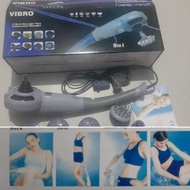 ready ya Alat Pijat Vibro Magic Massager Massage Gun 8in1 thumper