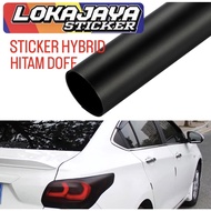 HYBRID LIGHT SCOTLET STICKER BLACK, MATTE FOR CARS AND MOTORBIKES