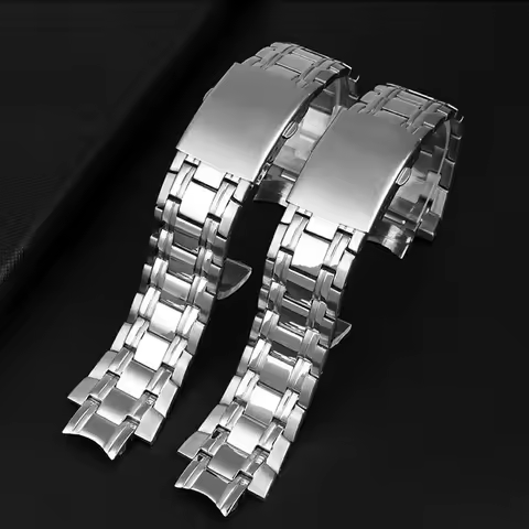 Fine Stainless Steel Watchband For Casio 5345 EF539 EF-539 EFR-539BK EFR-539D Watch Belt EDIFICE Str