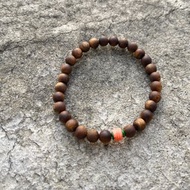 天然綠奇楠沈香珠/沉香珠 momo珊瑚翡翠設計手鏈s