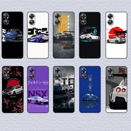 Fashion print for OPPO Reno 2 2z 2f 3 4 4z 4f 5z R 34 skyline gtr Soft black TPU phone case