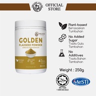 ORGANIC FIELDS Organic Golden Flaxseed Powder (250g) | Omega-3s | Fiber